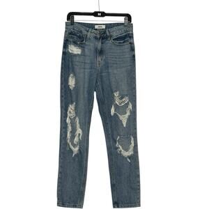 JBD blue cotton ripped jeans size 26